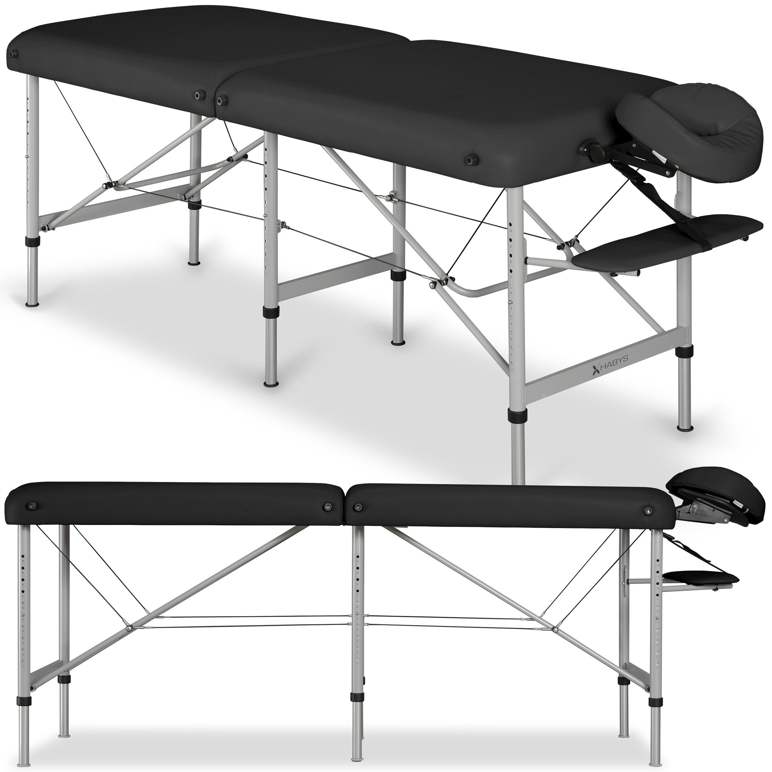 Habys Massageliege Medmal Klappbar Massagetisch Verstellbar Tragebares Aluminium