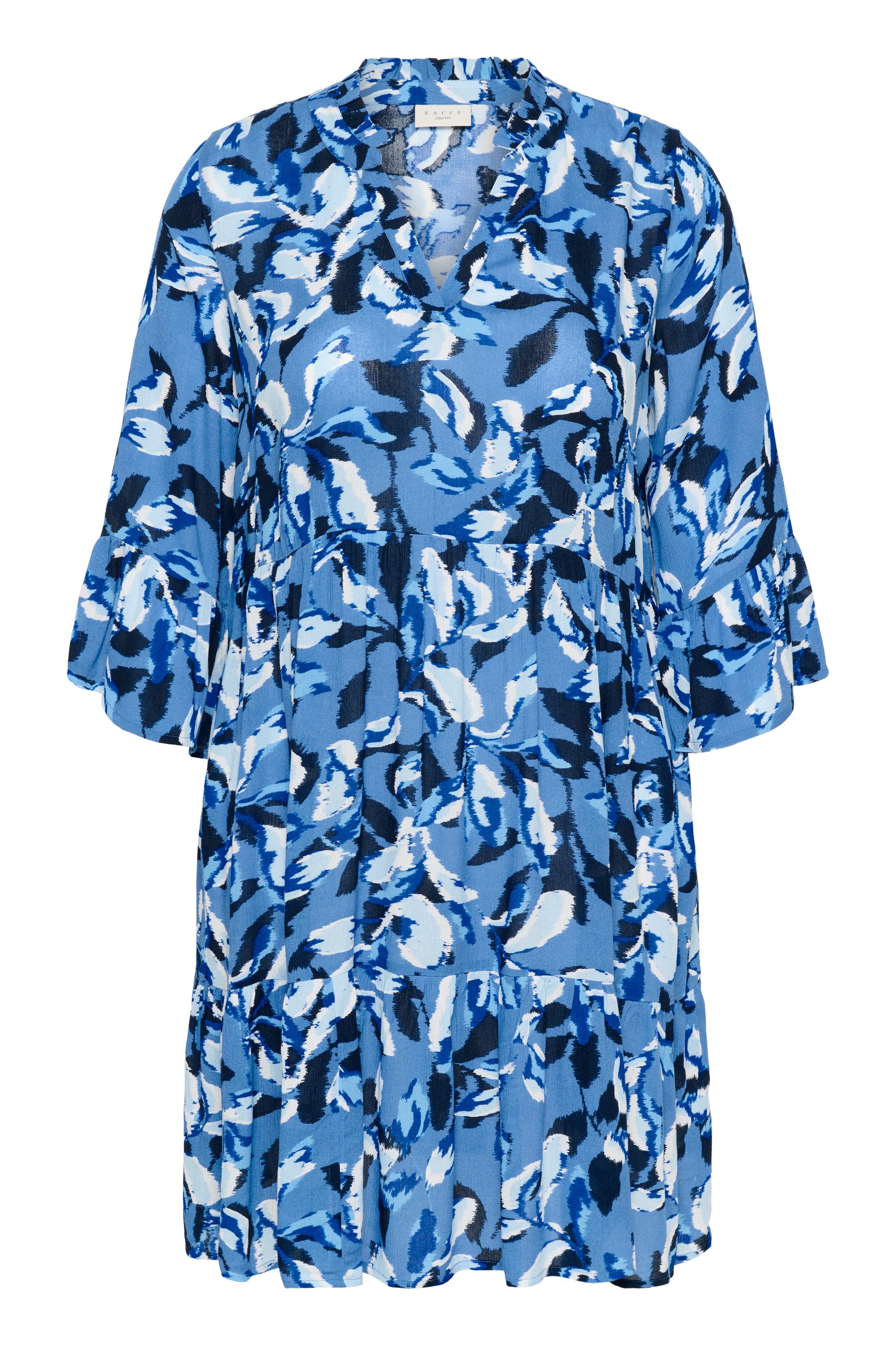 KAFFE Curve Blusenkleid Kleid KCedina Große günstig online kaufen