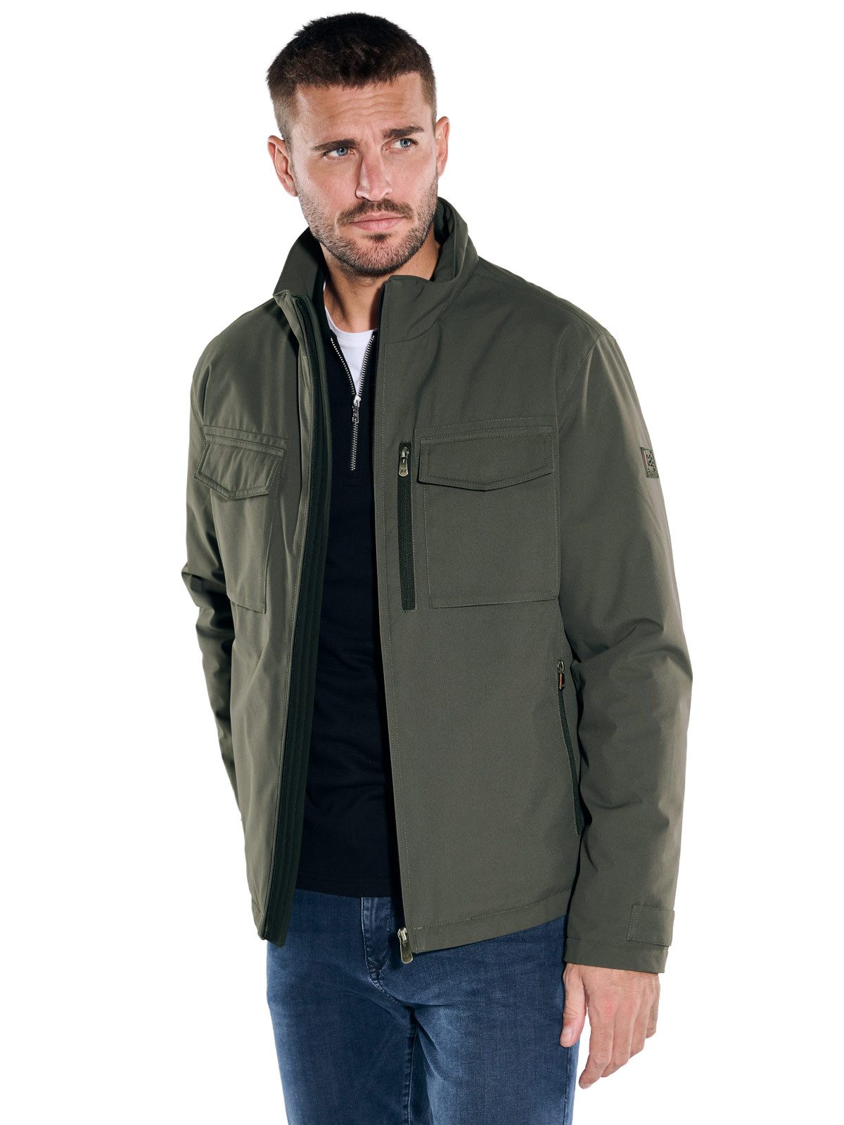 emilio adani Kurzjacke emilio adani Herren Jacke mit Funktionsdetails, Dunk günstig online kaufen