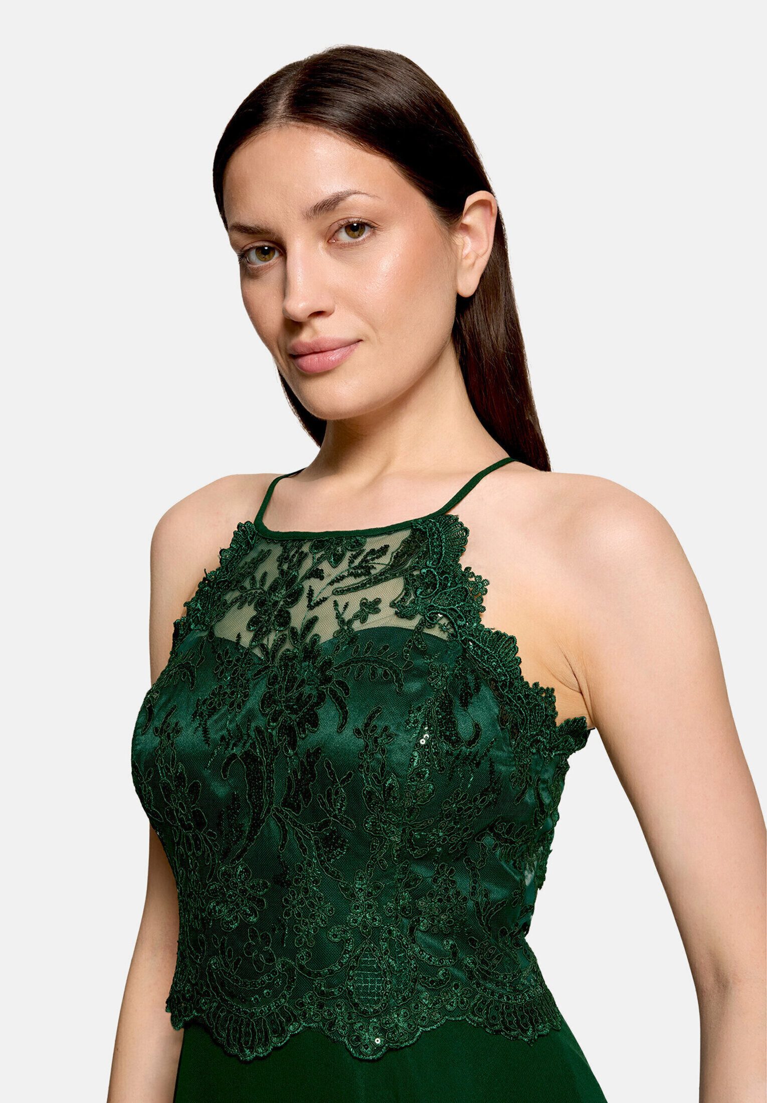 Vera Mont Abendkleid Damen rückenfrei Spitze