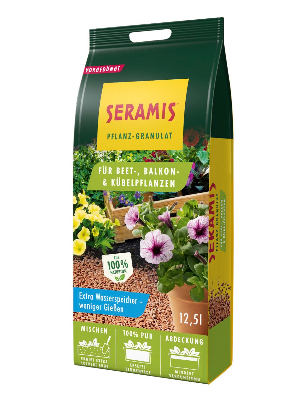 Seramis Pflanzendünger Seramis Pflanz-Granulat für Beet- Balkon- &