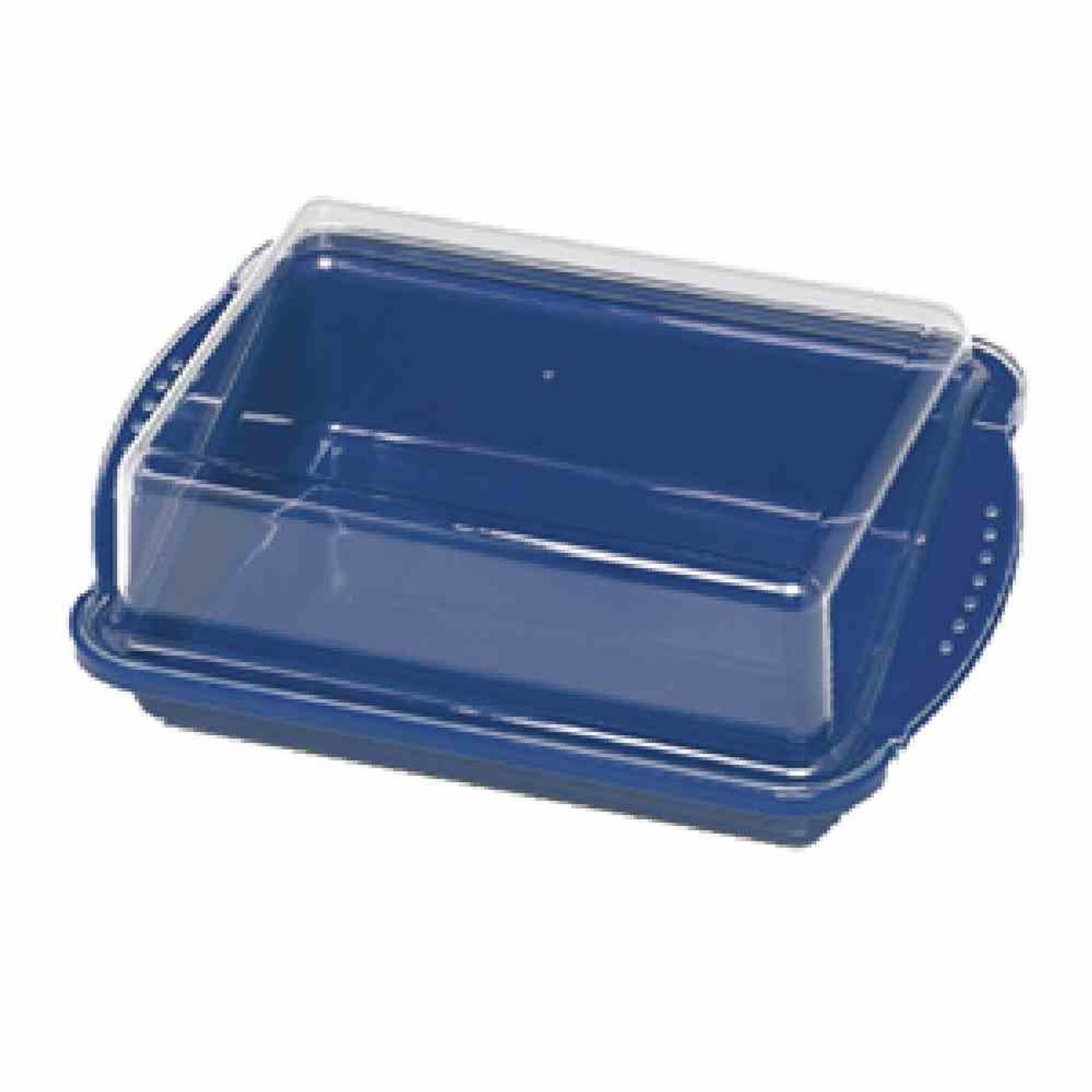 Wüllner + Kaiser Lunchbox Knäckebrotdose farbig/klar 24 x 16,5 x 5,5 cm, Kunststoff