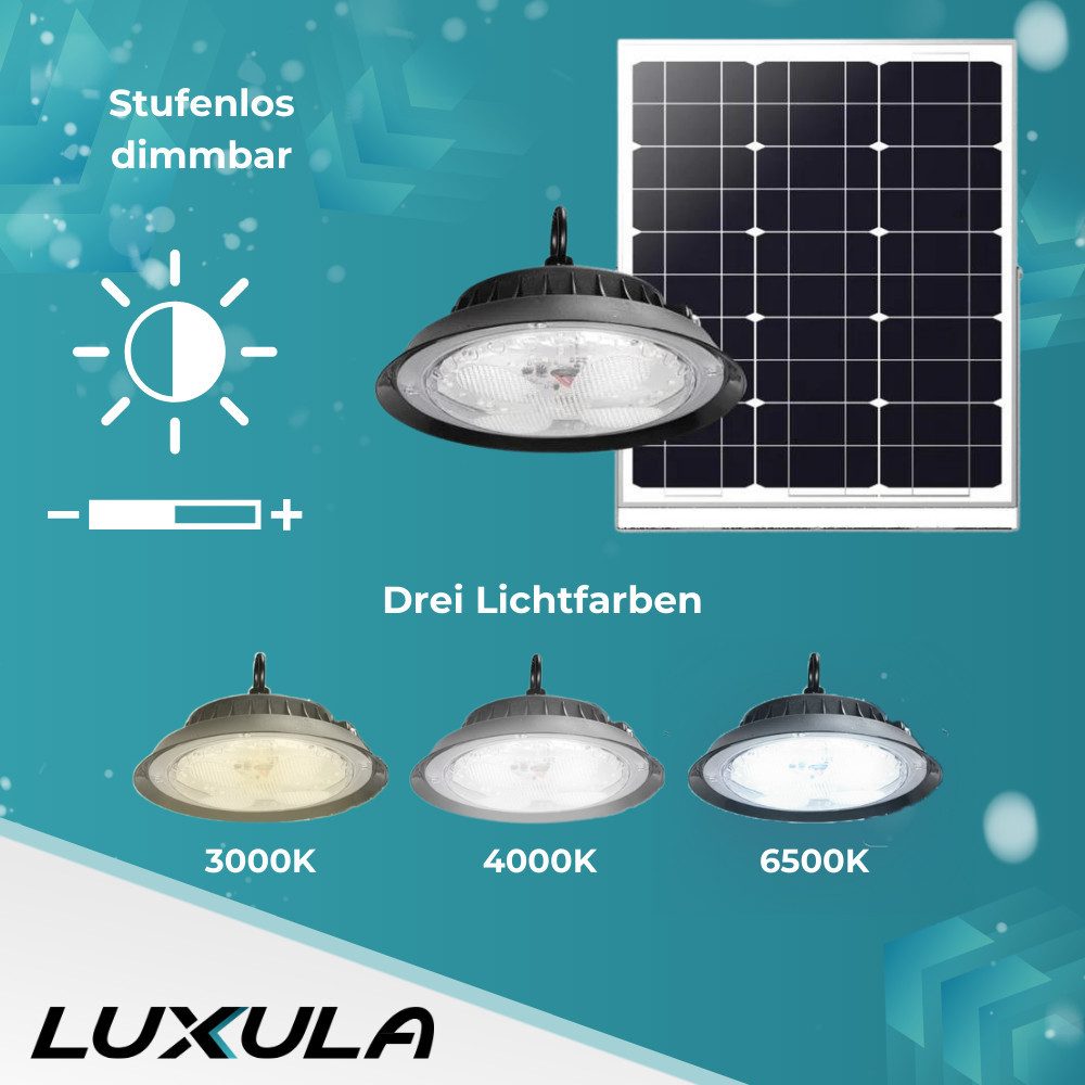 LUXULA LED Solarleuchte LUXULA LED Solar-Hängeleuchte 500 lm, Farbwechsler – Bild 4 von 5