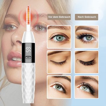 DOPWii Wimpernzange Elektrisch beheizter Wimpernzange, einstellbare Temperatur, USB-Aufladung, schnell, natürlich und langlebig