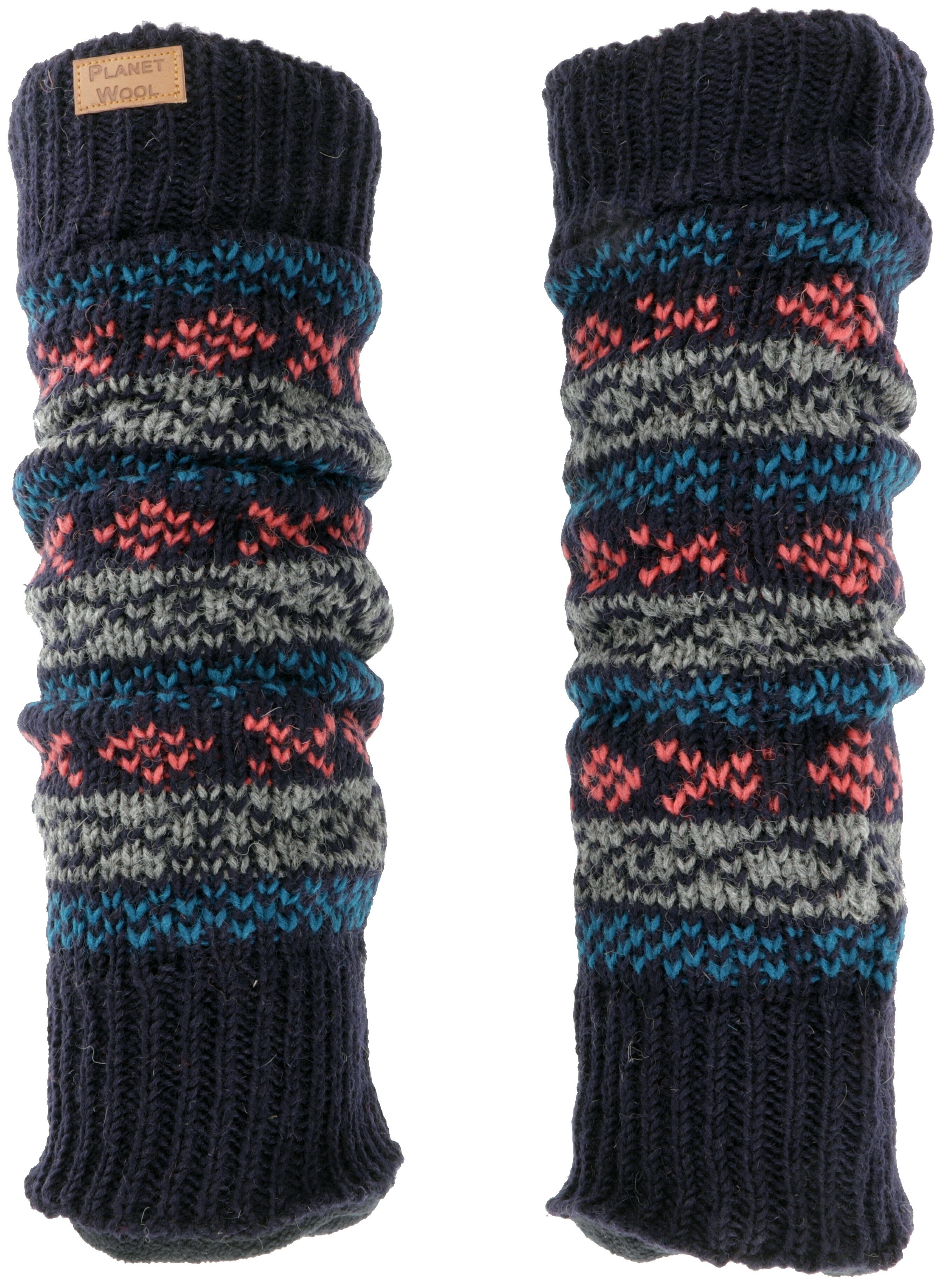 Guru-Shop Haussocken Wollstulpen aus Nepal, Beinstulpen mit Muster -.. günstig online kaufen