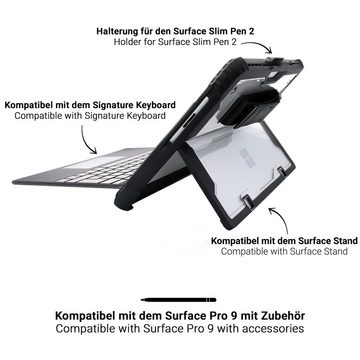 honju Tablet-Hülle Microsoft Surface Pro 9 / Pro 10 Hülle, [Case mit abnehmbarer Handschlaufe]