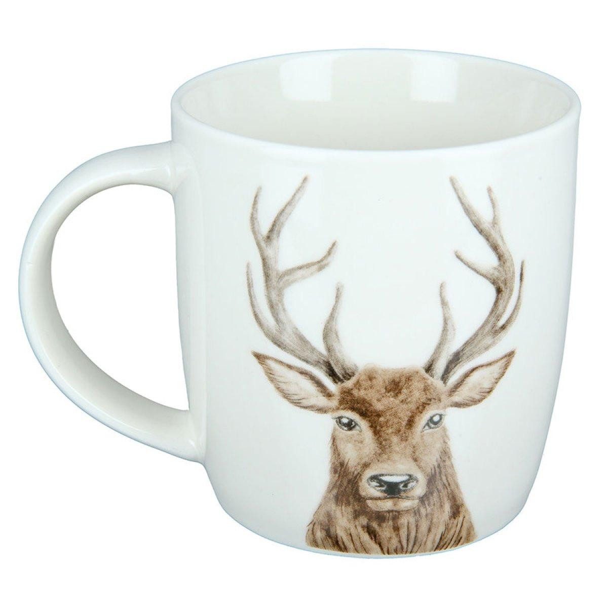 GILDE Tasse Henkelbecher Hirsch