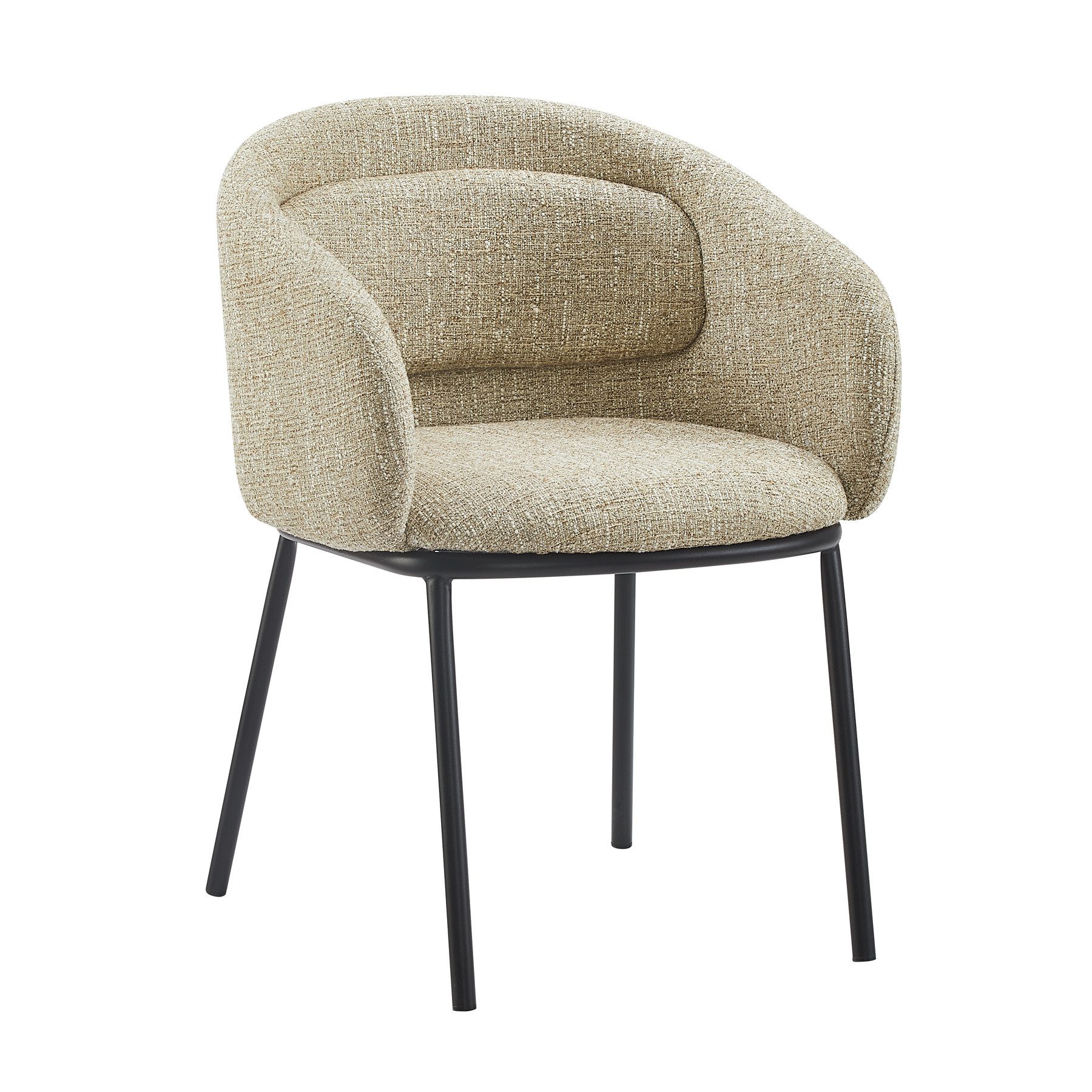 riess-ambiente Esszimmerstuhl FLORENZ beige-braun / schwarz günstig online kaufen