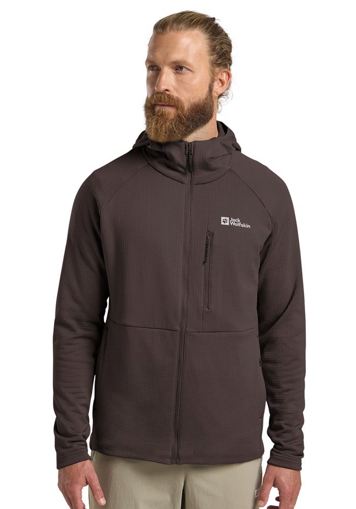 Jack Wolfskin Fleecejacke KOLBENBERG HOODED FZ M günstig online kaufen
