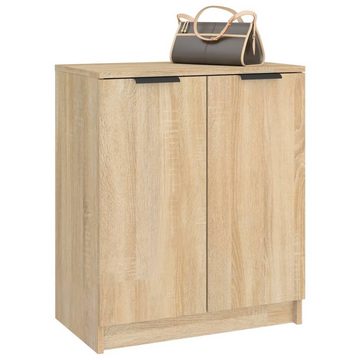 vidaXL Schuhregal Schuhschrank Sonoma-Eiche 59x35x70 cm Holzwerkstoff, 1-tlg.