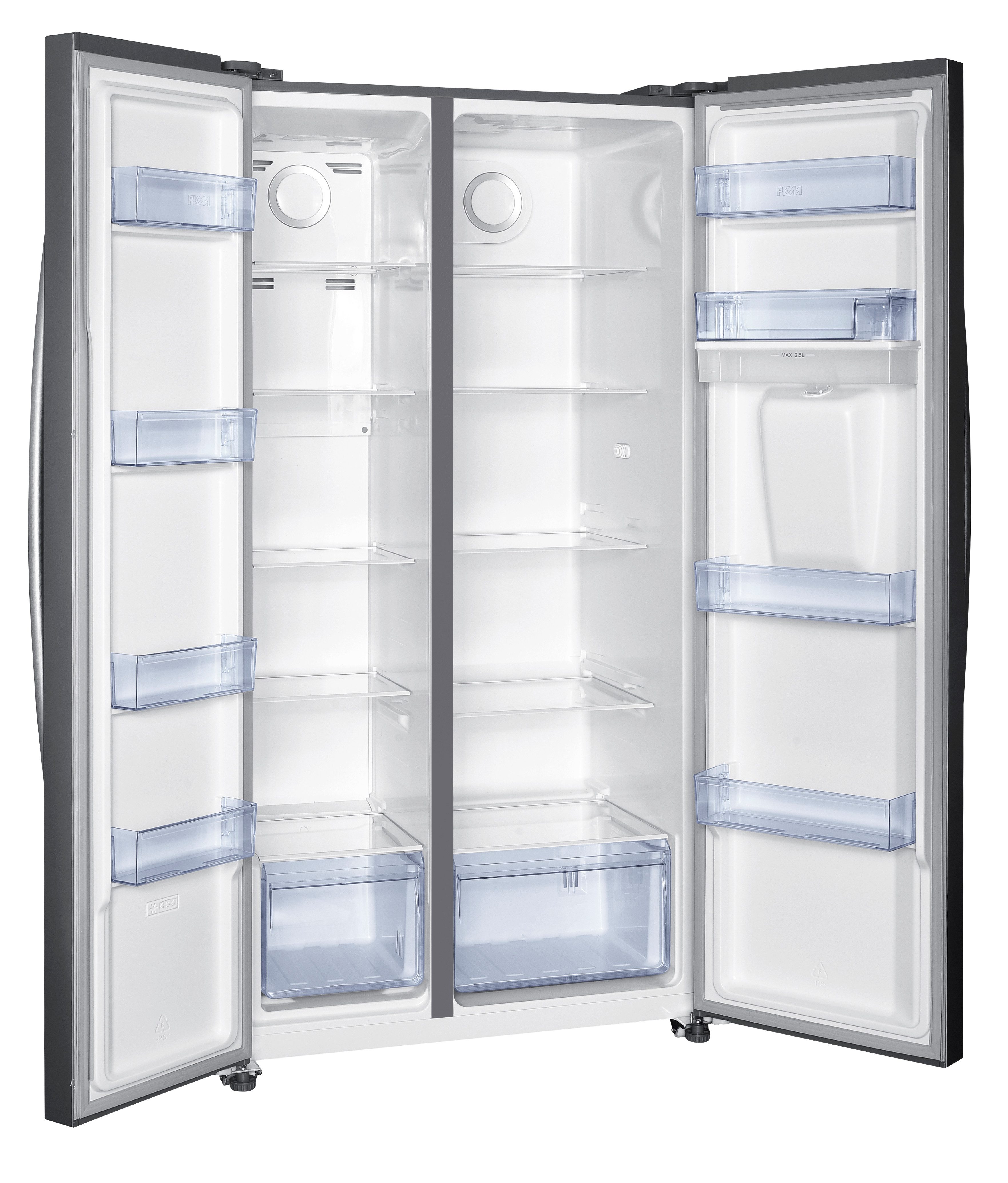 PKM Side-by-Side KS6.12D, 177.00 cm hoch, 91.00 cm breit, Holiday-Modus, Display & Touch Control, ECO-Modus