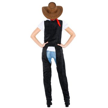 dressforfun Cowboy-Kostüm Frauenkostüm Cowgirl wild Amber