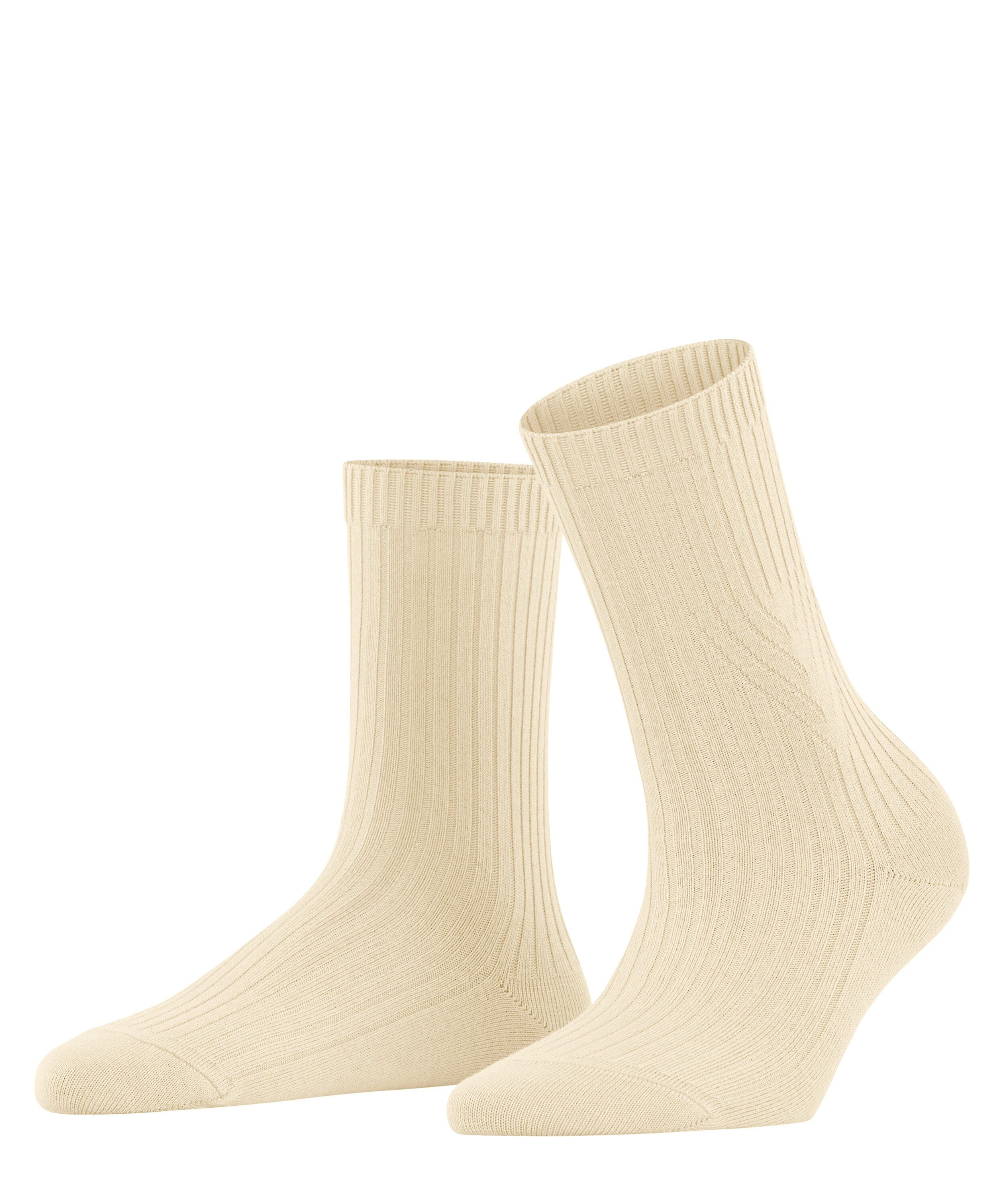 FALKE Socken Cross Knit (1-Paar) creme (2050)