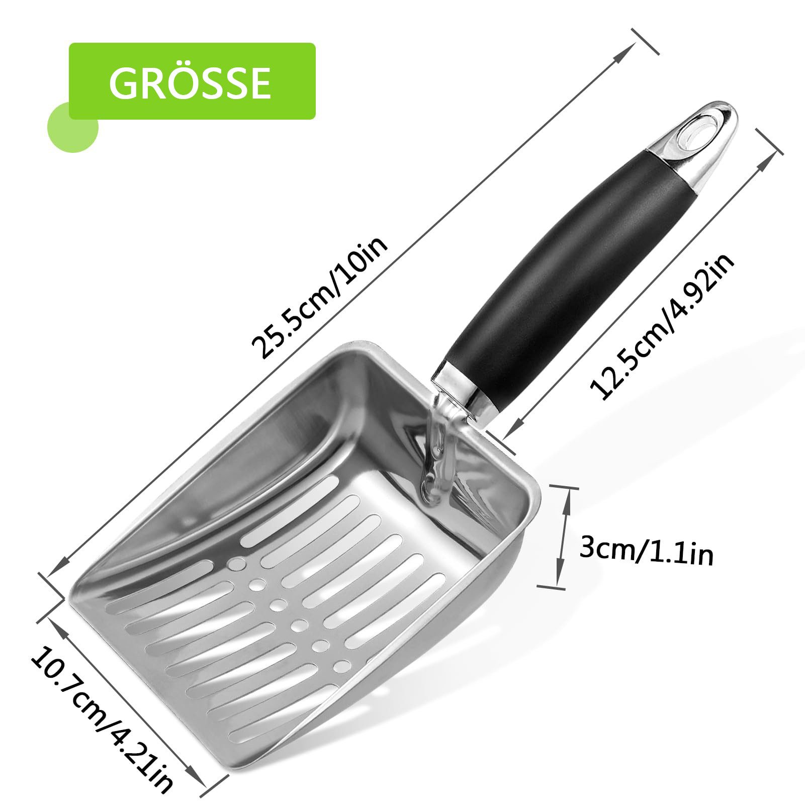 FOUORTUNATE-BEE Schaufel Katzenstreuschaufel,Katzenstreu-Schaufel aus Edels günstig online kaufen