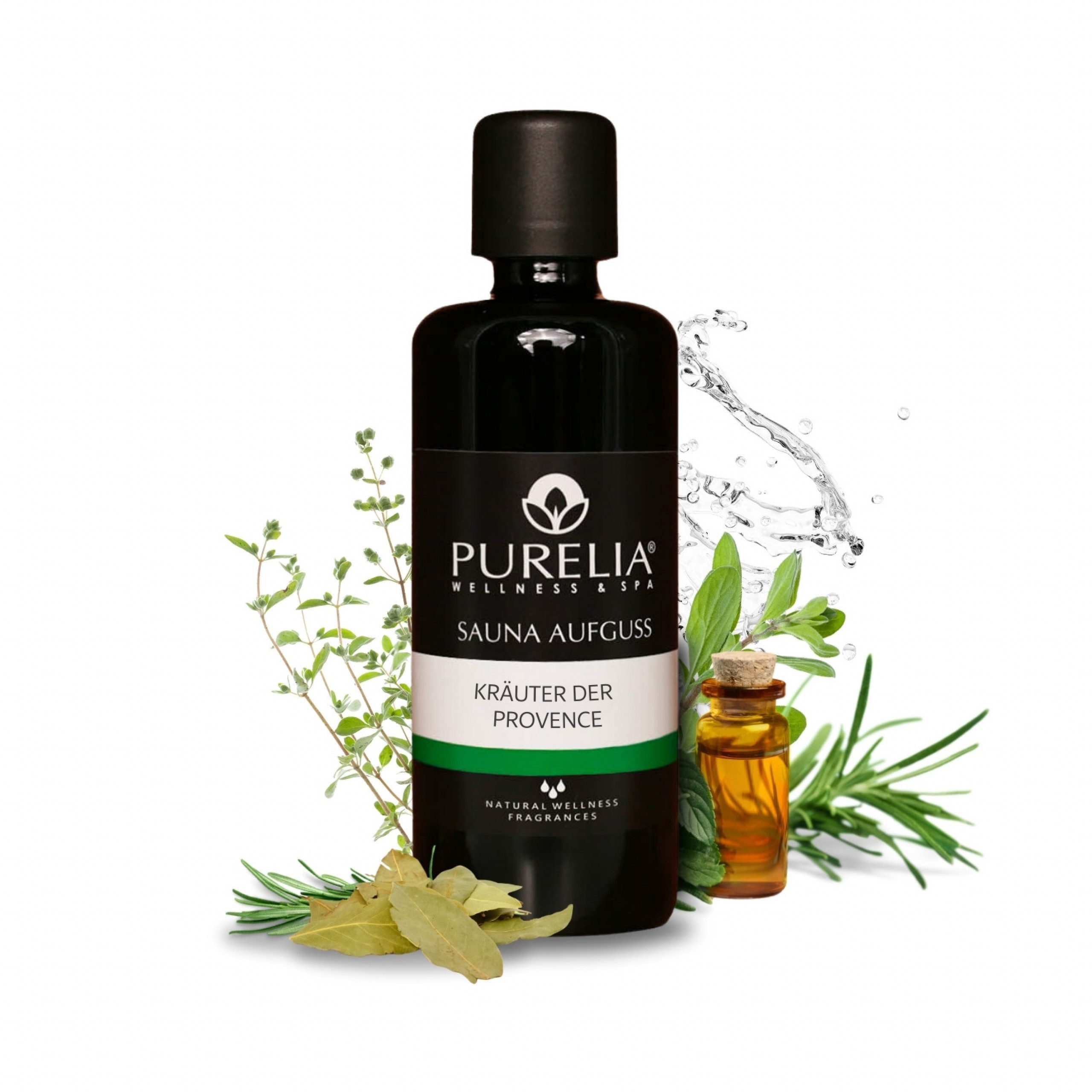 Aufgusskonzentrat PURELIA Saunaaufguss Konzentrat Kräuter der Provence 100 ml
