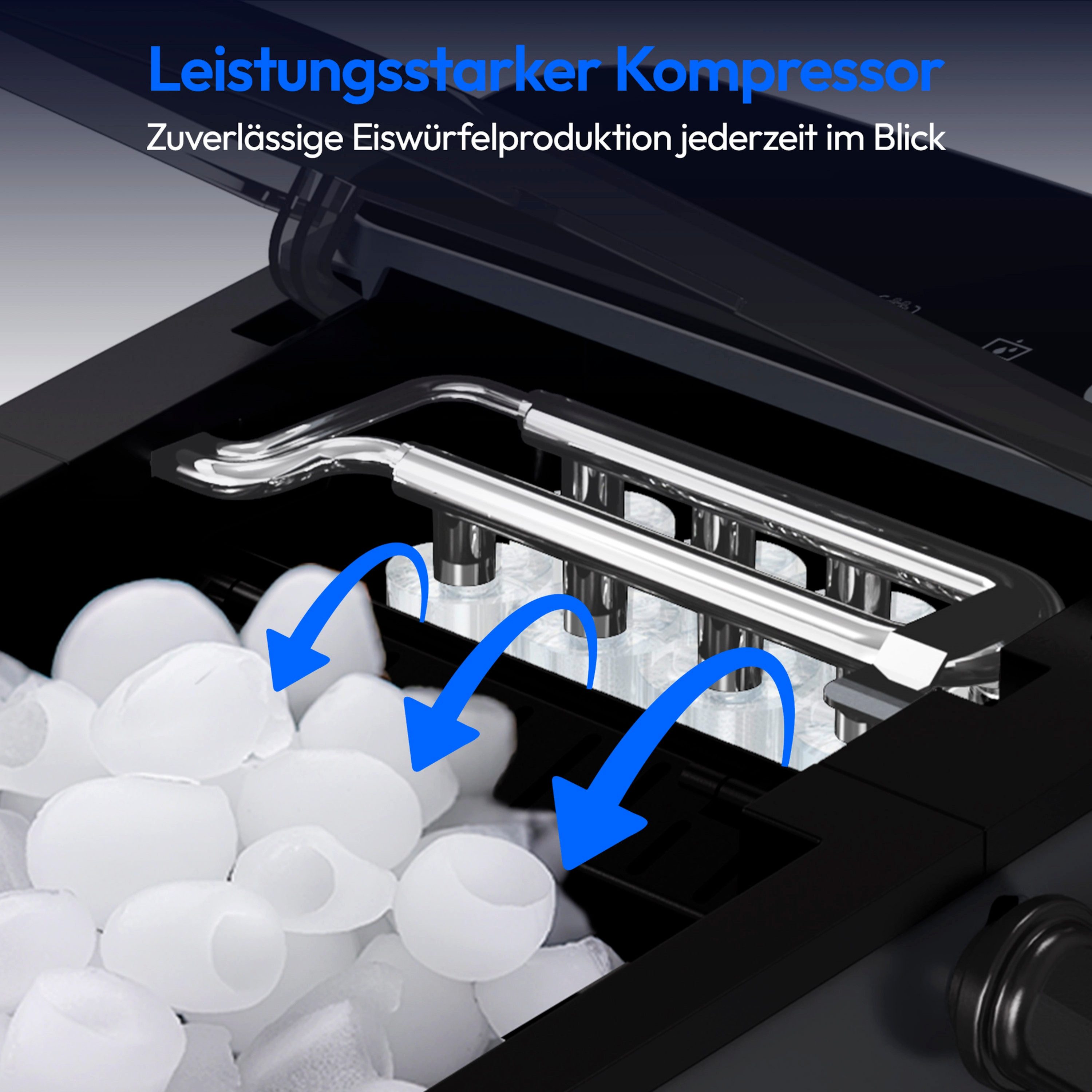 Medion® Elektrischer Eiswürfelbereiter MEDION Eiswürfelbereiter MD 100117