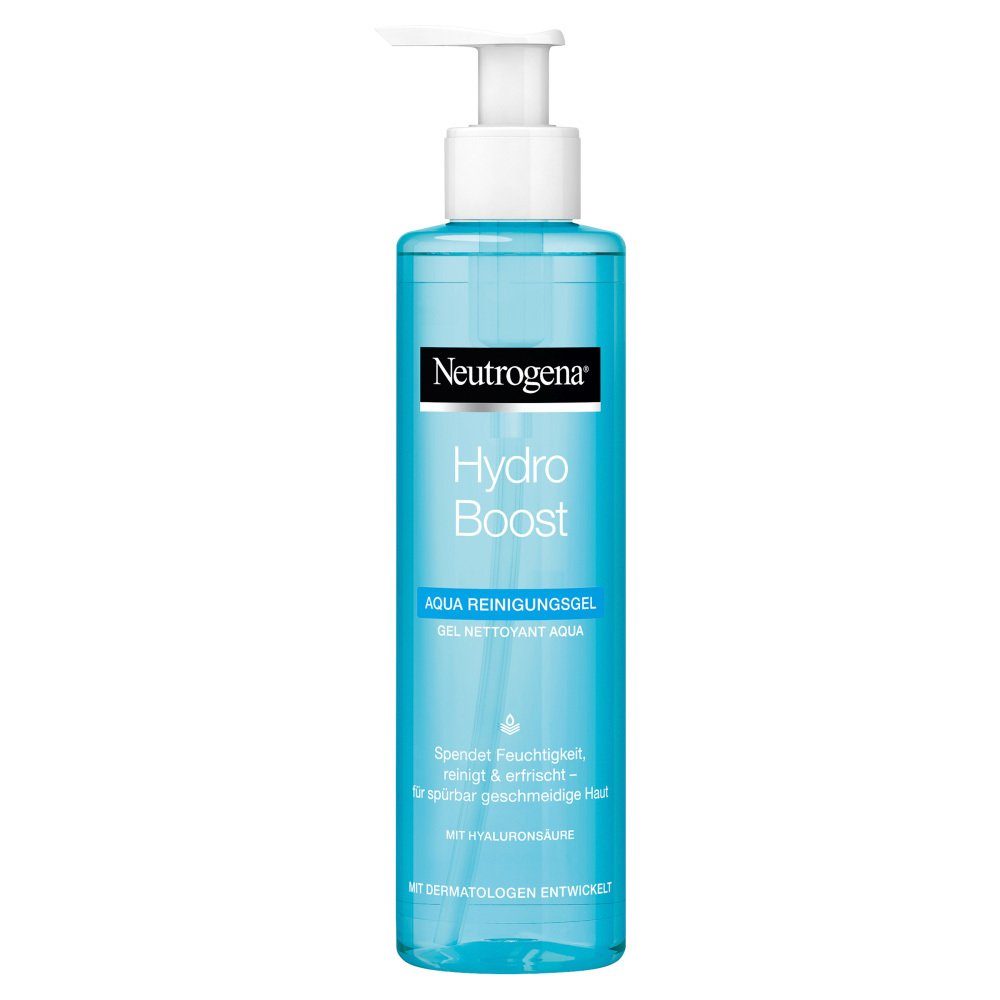 Neutrogena (3x 200ml) Neutrogena Boost Gesichtsreinigungsgel Hydro 3er-Pack Aqua Reinigungsgel