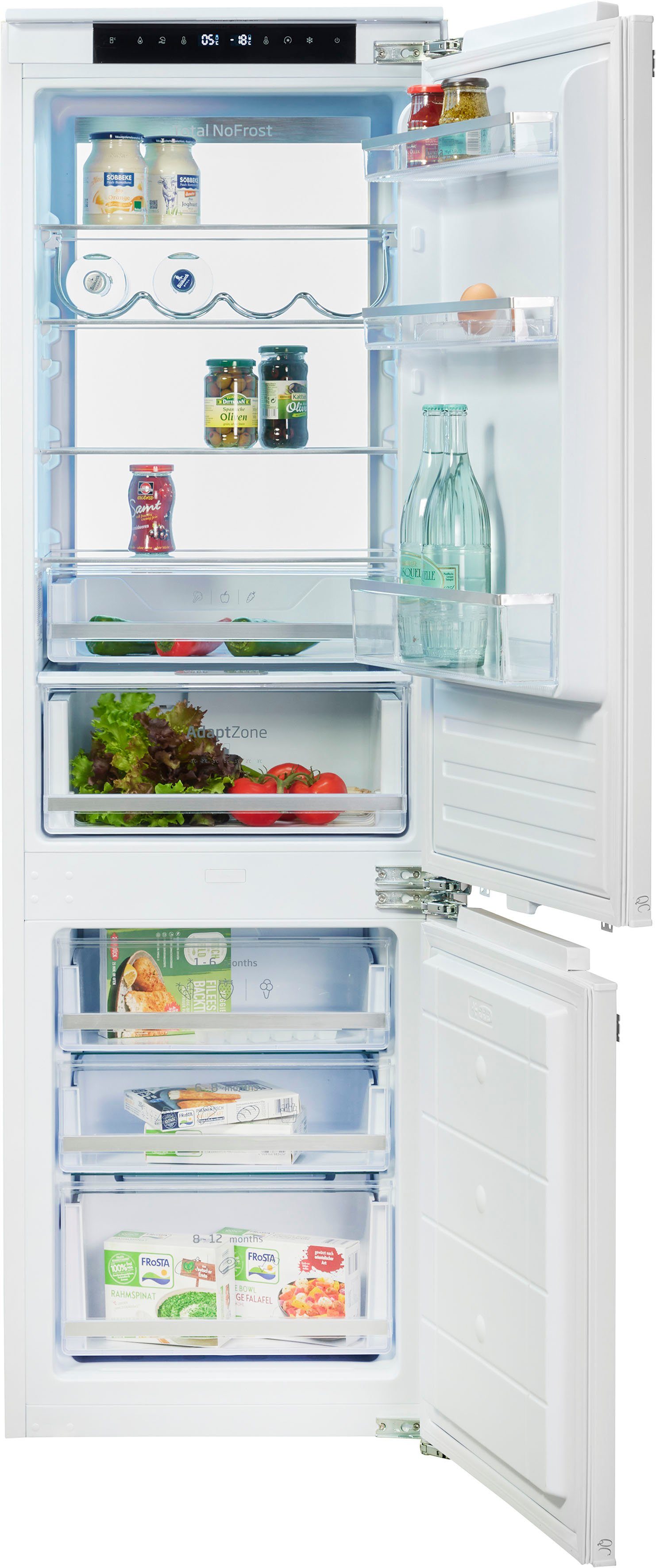Amica Einbaukühlgefrierkombination EKGCX 387 955, 176,9 cm hoch, 55,6 cm breit, Frisch, übersichtlich, flexibel – perfekt für deinen Alltag