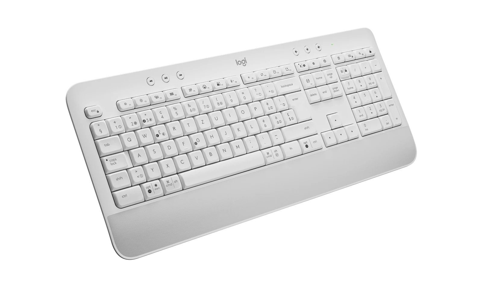 Logitech Signature K650 Comfort kabellose Tastatur +Handballenauflage Schweizer ergonomische Tastatur