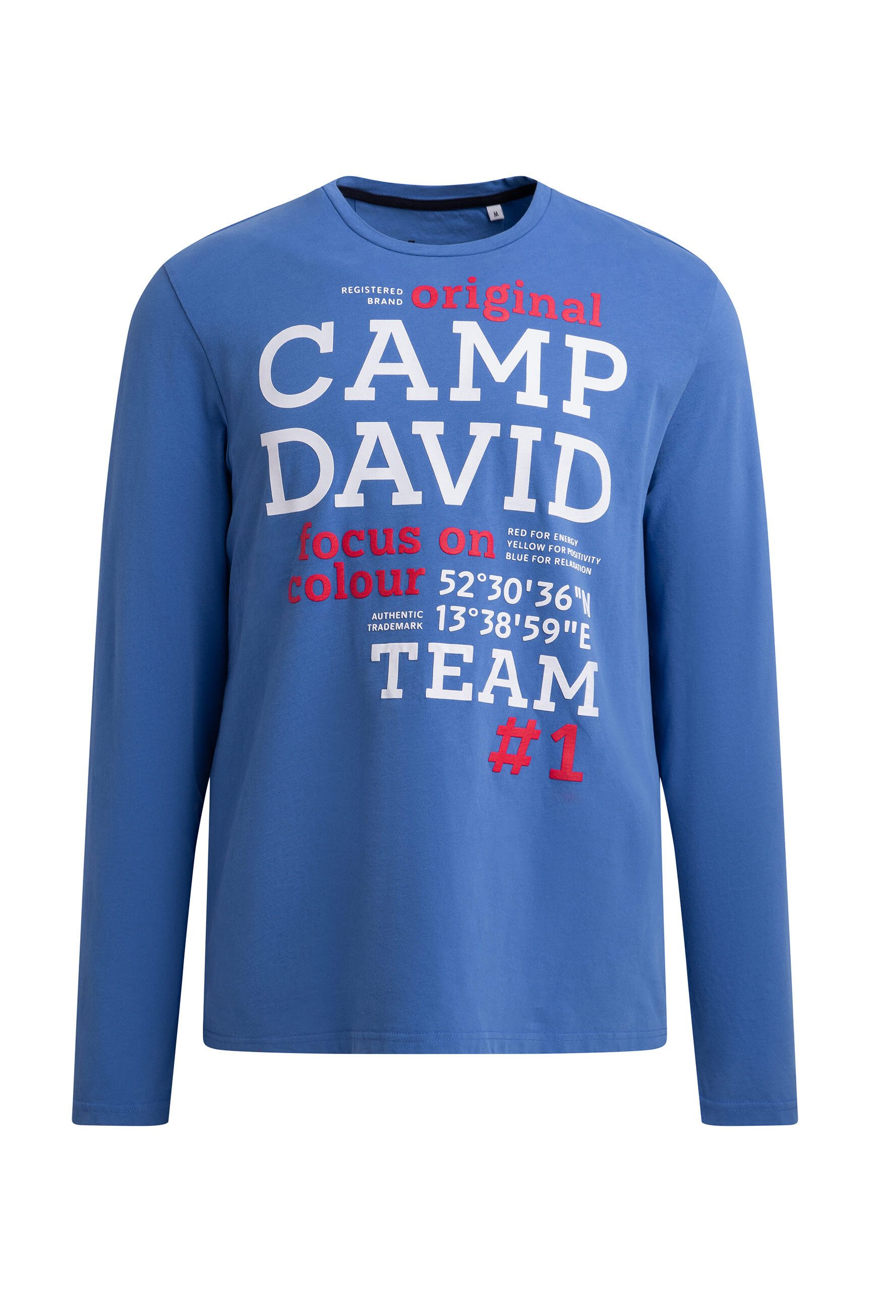 CAMP DAVID Rundhalsshirt aus Baumwolle günstig online kaufen