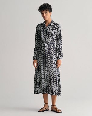 Gant Blusenkleid Damen Blusenkleid aus Viskose (1-tlg)