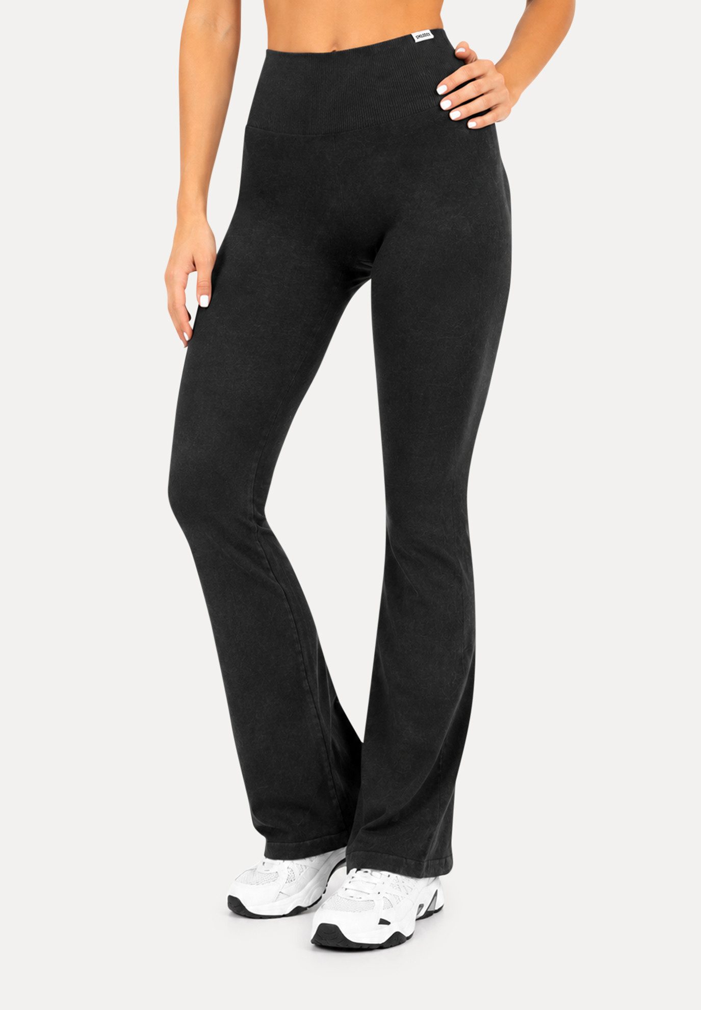 Smilodox Leggings Aylin Scrunch, Leggings mit Booty Push Effekt, Gym, Yoga & Freizeit Scrunch Naht, Booty Push, Weites Bein, Elastisch, High Waist
