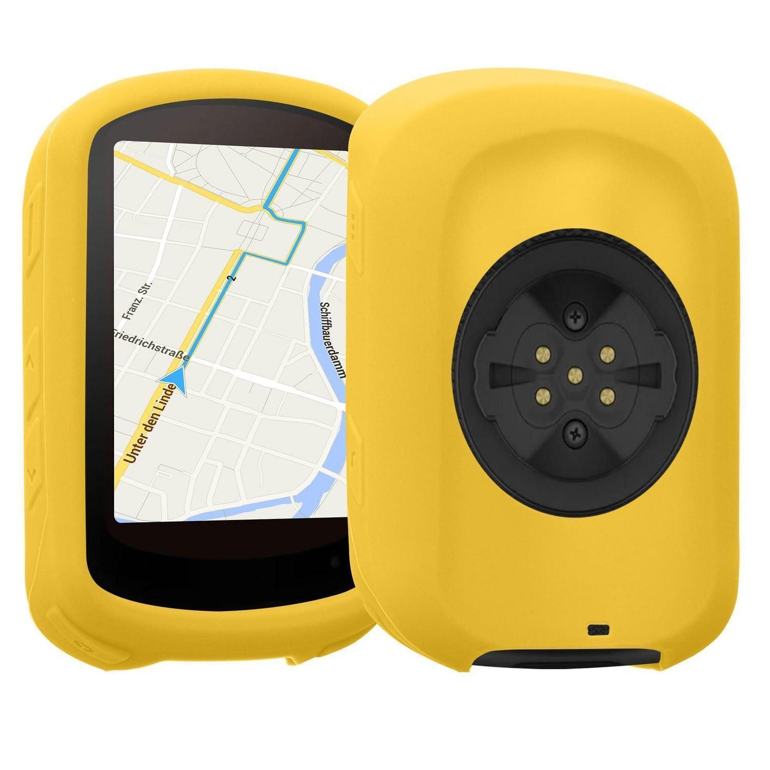 LuxusKollektion Backcover Silikon Hülle Garmin Edge 840/540 Gelb