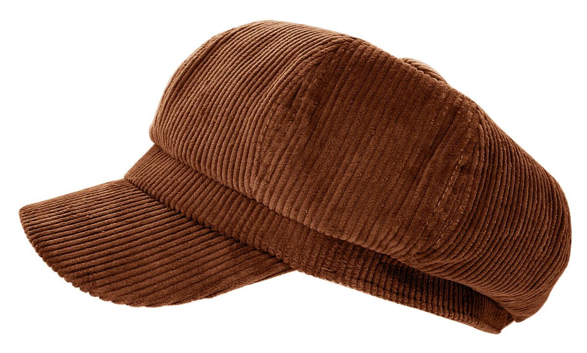 dy_mode Ballonmütze Schirmmütze Damen Cord Mütze günstig online kaufen