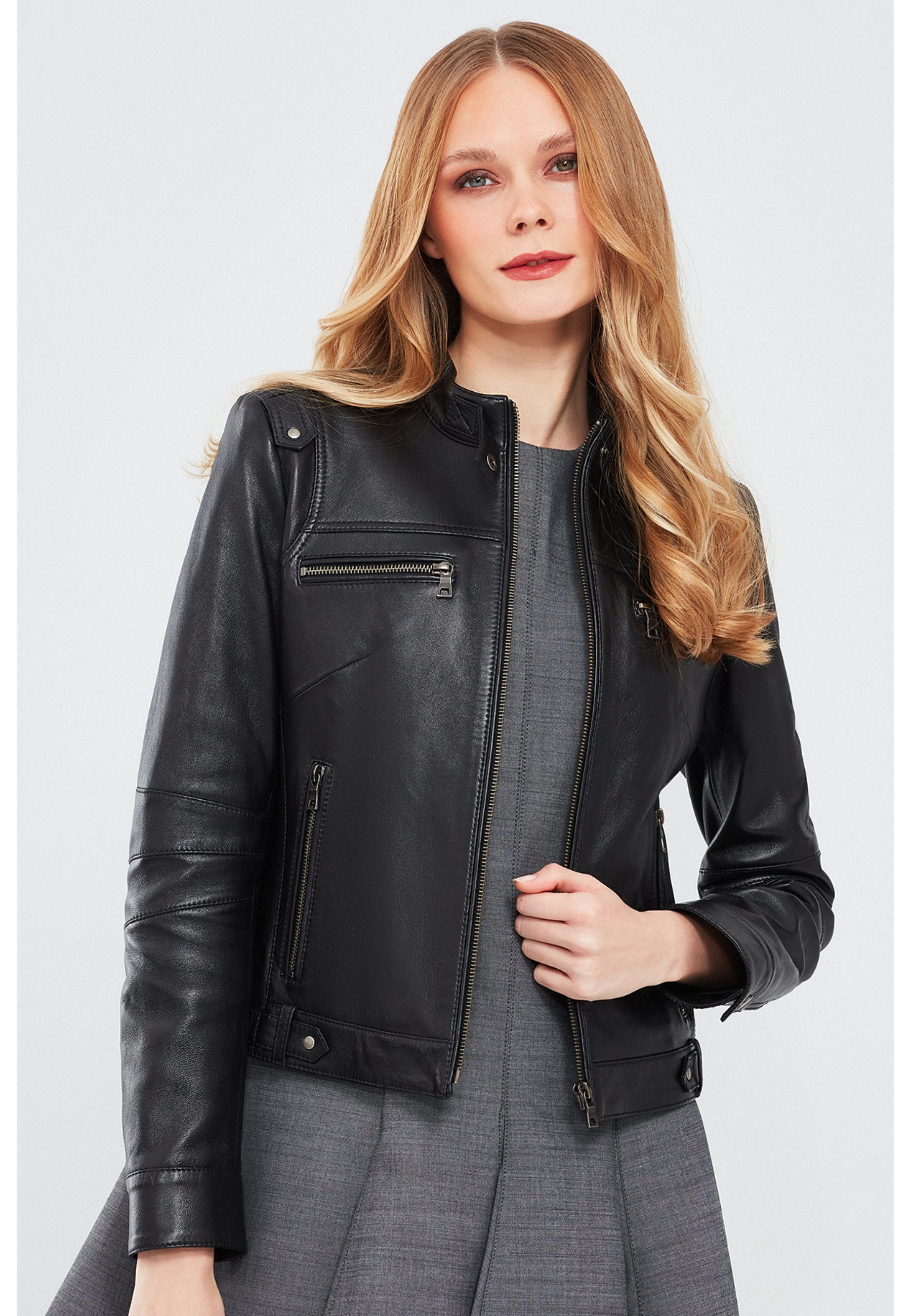 Derimod Lederjacke Vicky Kurze Lederjacke