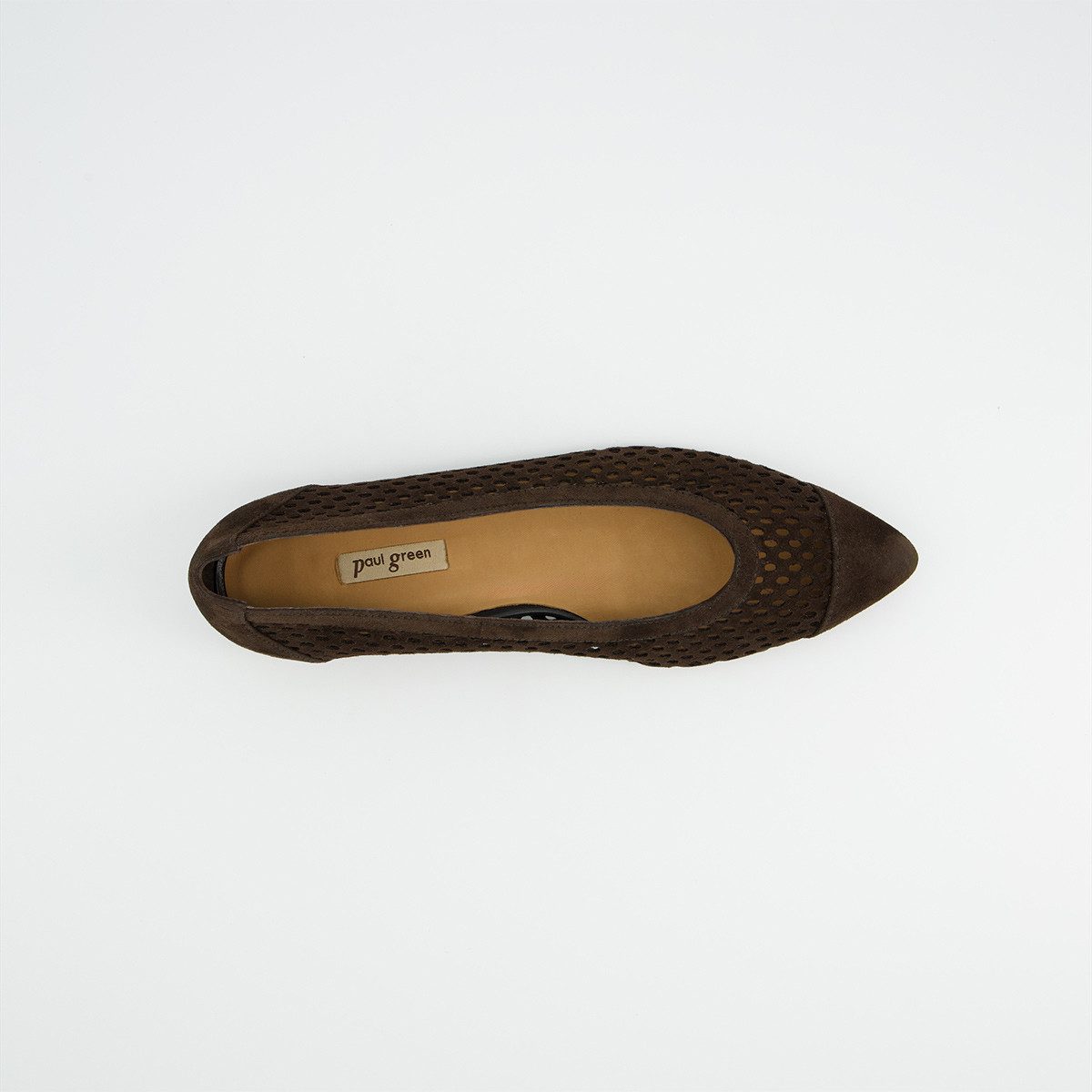 Paul Green Paul Green 1215-009, Ballerina, Braun, Damen Ballerina