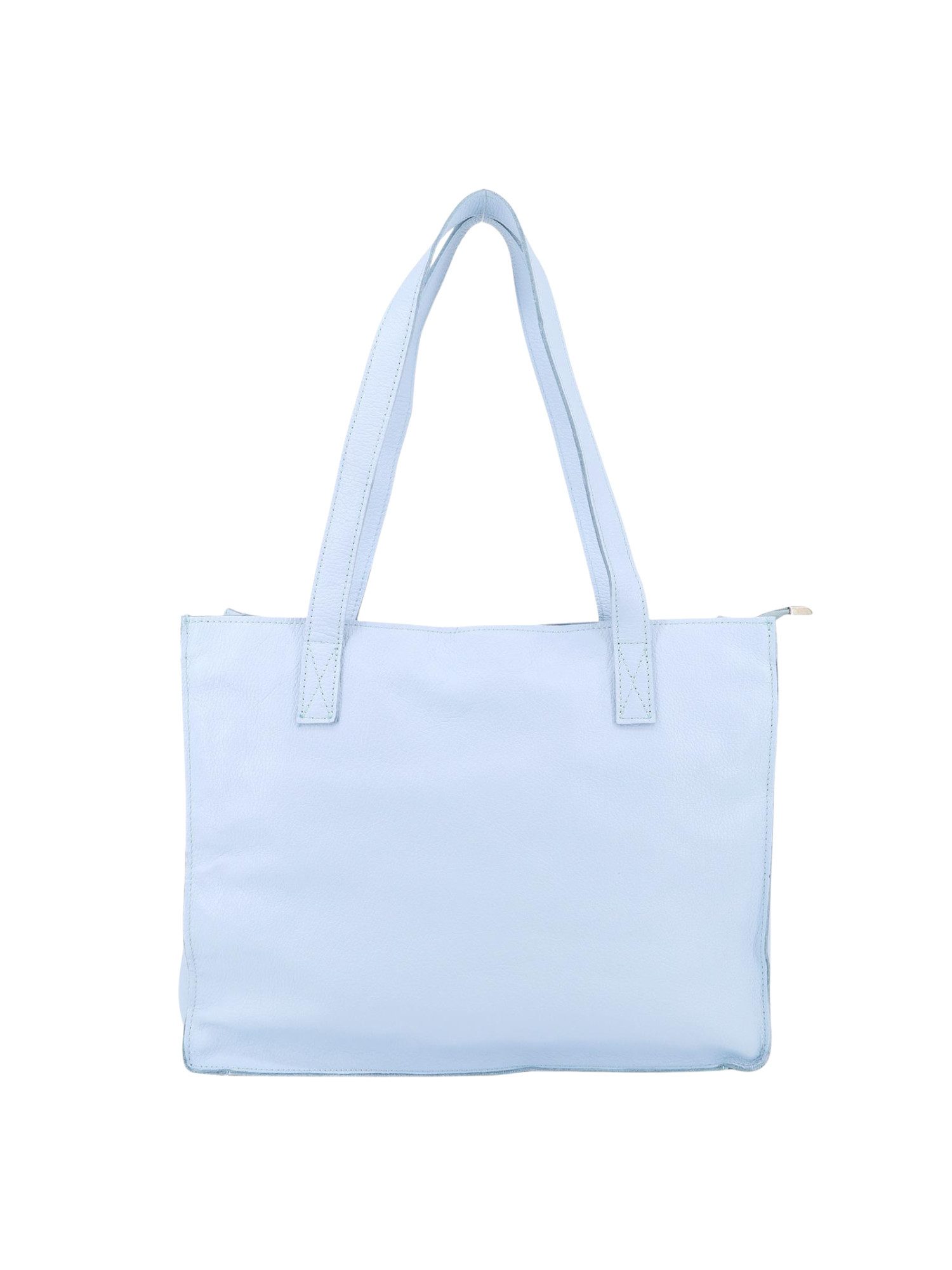 BRISE TASCHE Shopper Eleganter Leder Shopper mit Reißverschluss, 100% Echtleder, großes Hauptfach, Reißverschluss, leichte Struktur
