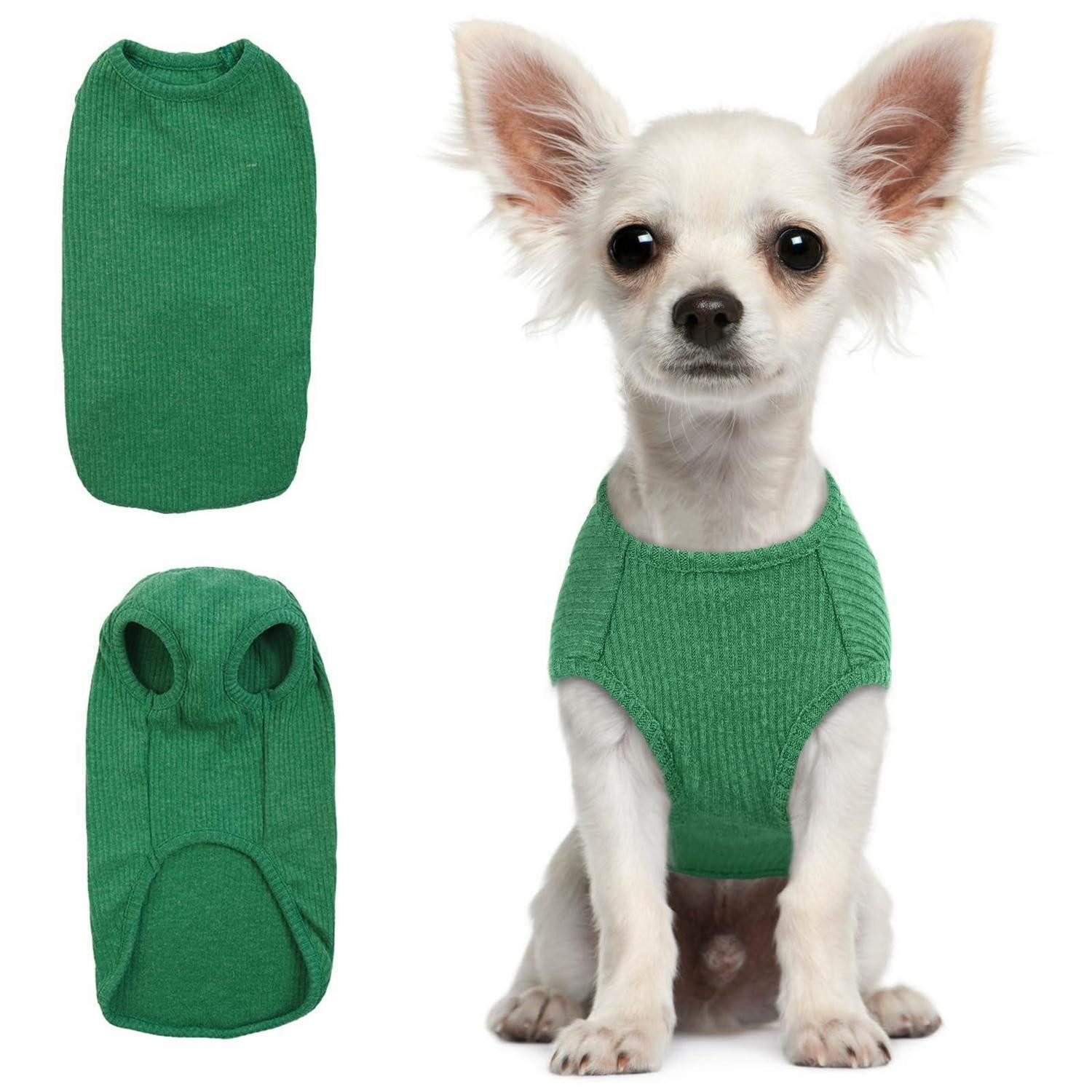 LuxusKollektion Hundeshirt Hundeshirt Smaragdgrün XXS Sommer atmungsaktiv