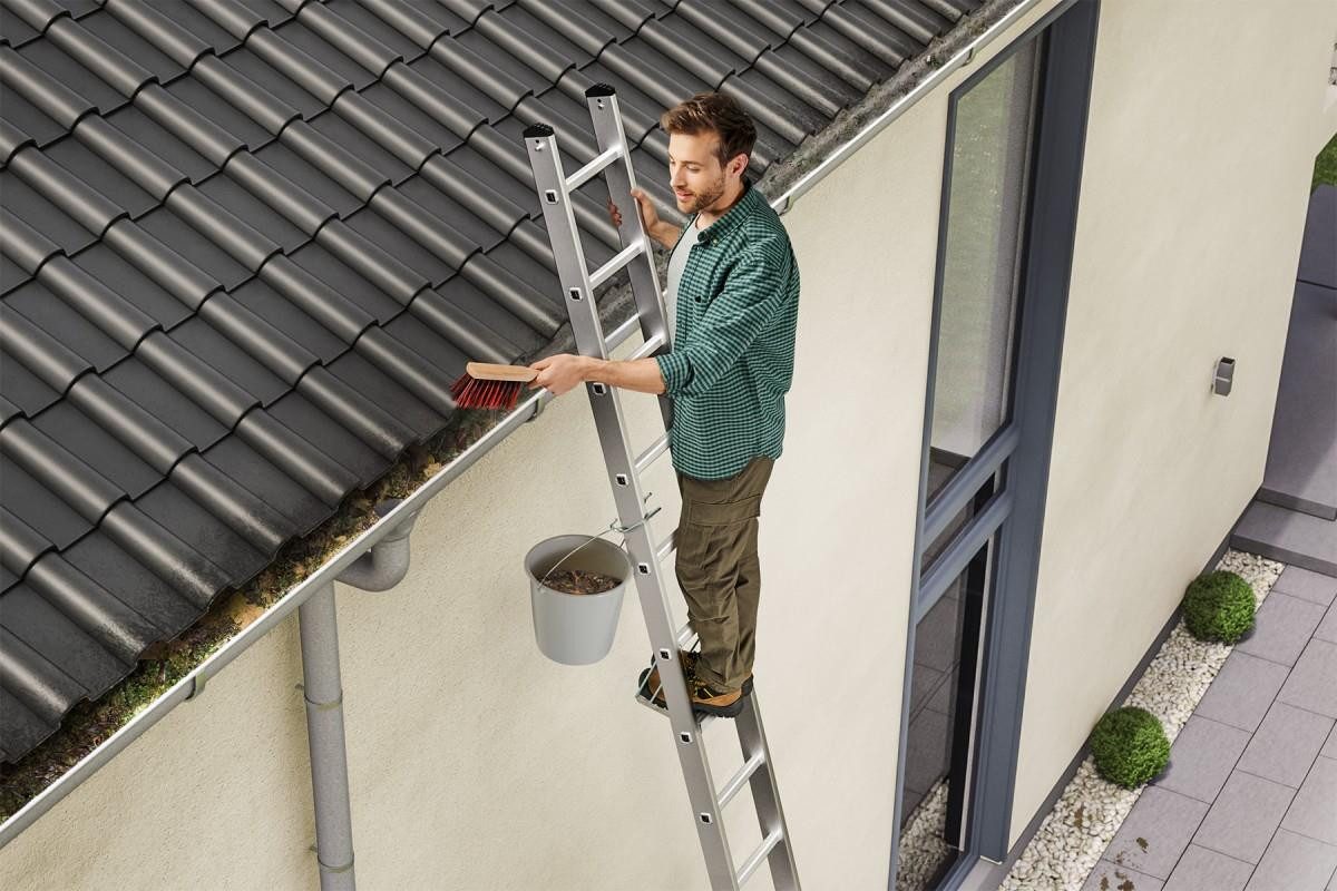 Hailo Einhängetritt Hailo Alu-Einhängetritt 9950-001 einstufig Aluminium f Sprossenleiter