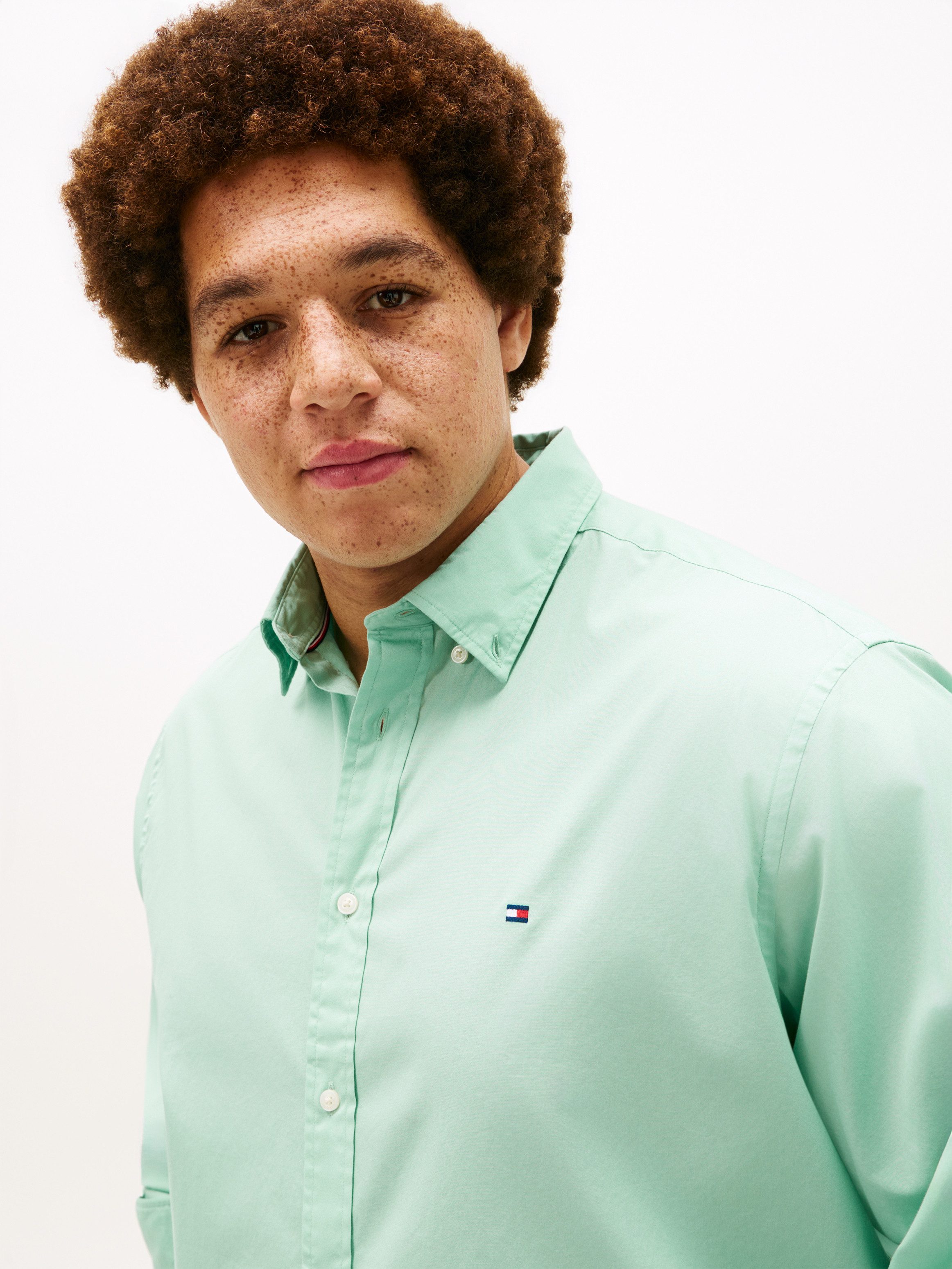 Tommy Hilfiger Big & Tall Langarmhemd BT-FLEX POPLIN SOLID Große Größen, re günstig online kaufen