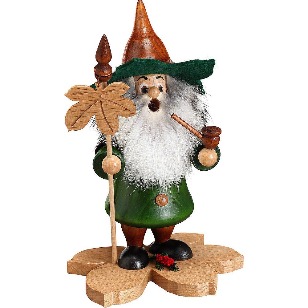 DWU - Drechselwerkstatt Uhlig Räuchermännchen Baumwichtel Kastanienblatt (18cm) Räuchermann von Drechselwerkstatt Uh