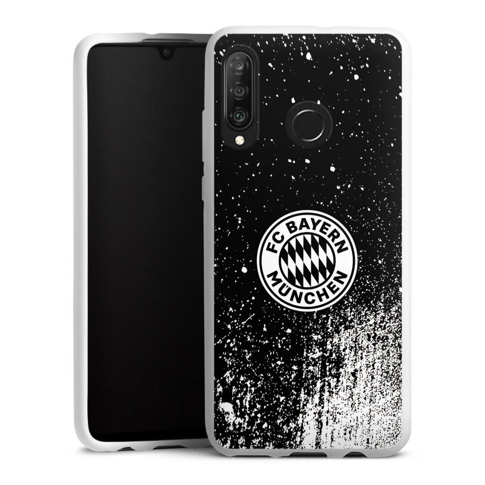 Handyhülle FC Bayern München Offizielles Lizenzprodukt FCB Splatter Schwarz - FCB