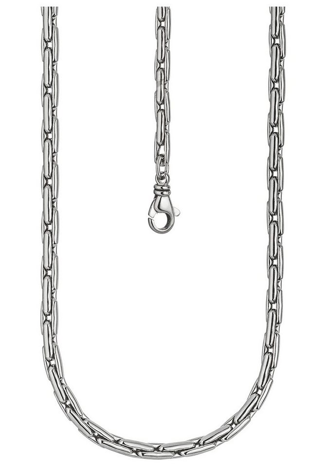 JOBO Silberkette, 925 Silber 45 cm, Mit Karabinerverschluss