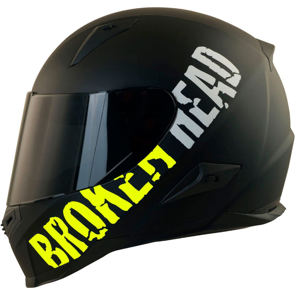 Motorradhelm BeProud Gelb