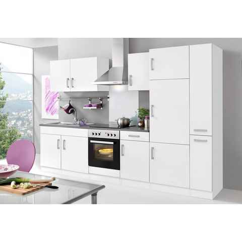 Kochstation Küchenzeile KS-Toronto, Breite 300 cm, mit E-Geräten