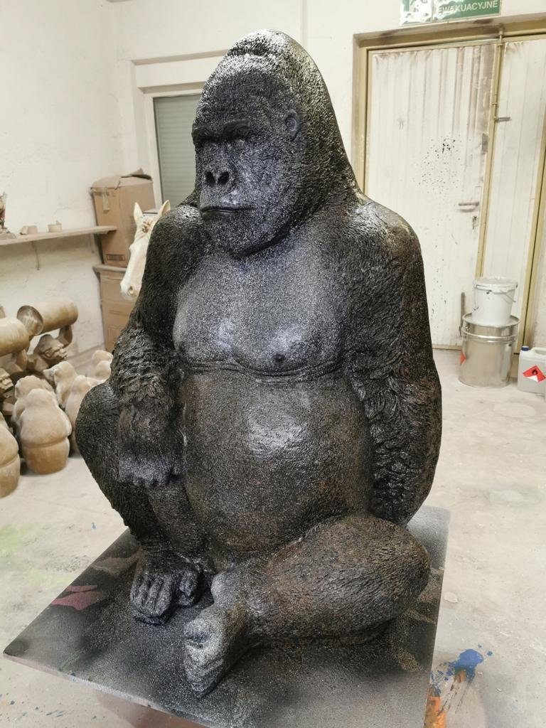 JVmoebel Gartenfigur, Figuren Statuen Dekoration Deko Gorilla Garten Neu Designer Figur