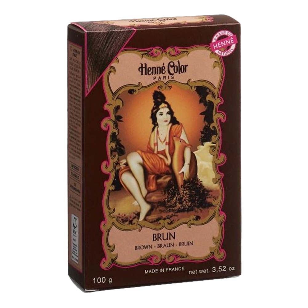 Henné Color Haarfarbe Henna Pulver - Braun 100g
