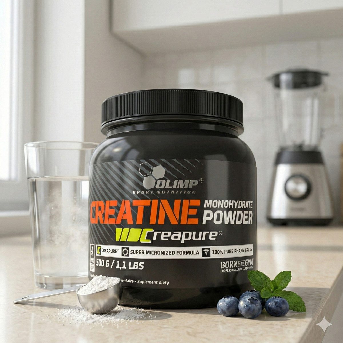 Olimp Olimp Creapure Creatin Monohydrate Pulver, 1 er 500 g