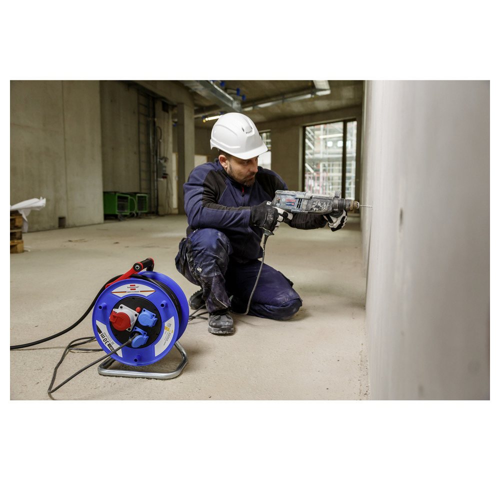 Thumbnail - Brennenstuhl Brennenstuhl 1237980 Kabeltrommel 30.00 m Schwarz CEE-Stecker 16 A 5po Kabeltrommel (Kabellänge 30.00 m)