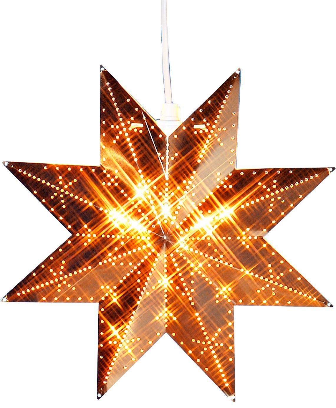 STAR TRADING Hängedekoration Messingstern Mini