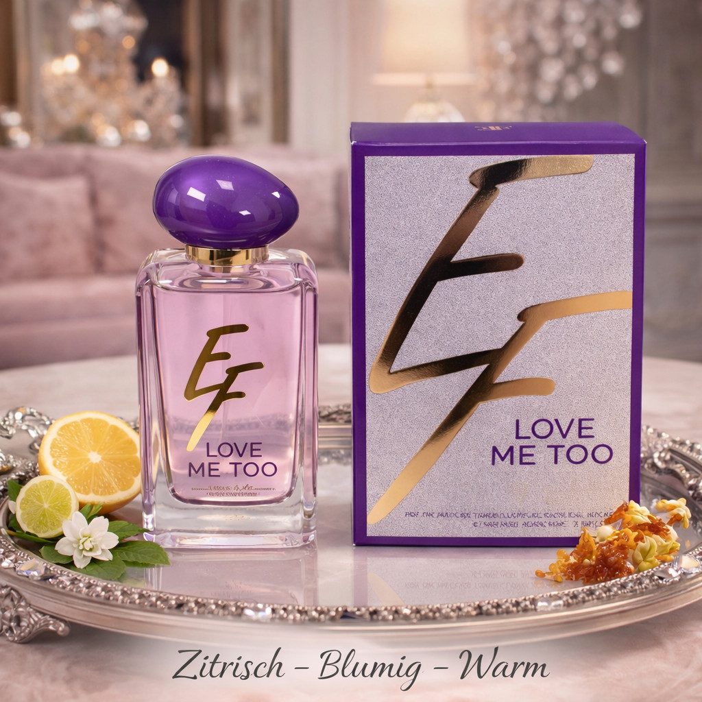 Elysees Fashion Paris Eau de Parfum Love Me To Damenduft Blumig Fruchtig Frisch aus Paris 100 ml, Hergestellt in Paris, Langanhaltend, Verführerisch