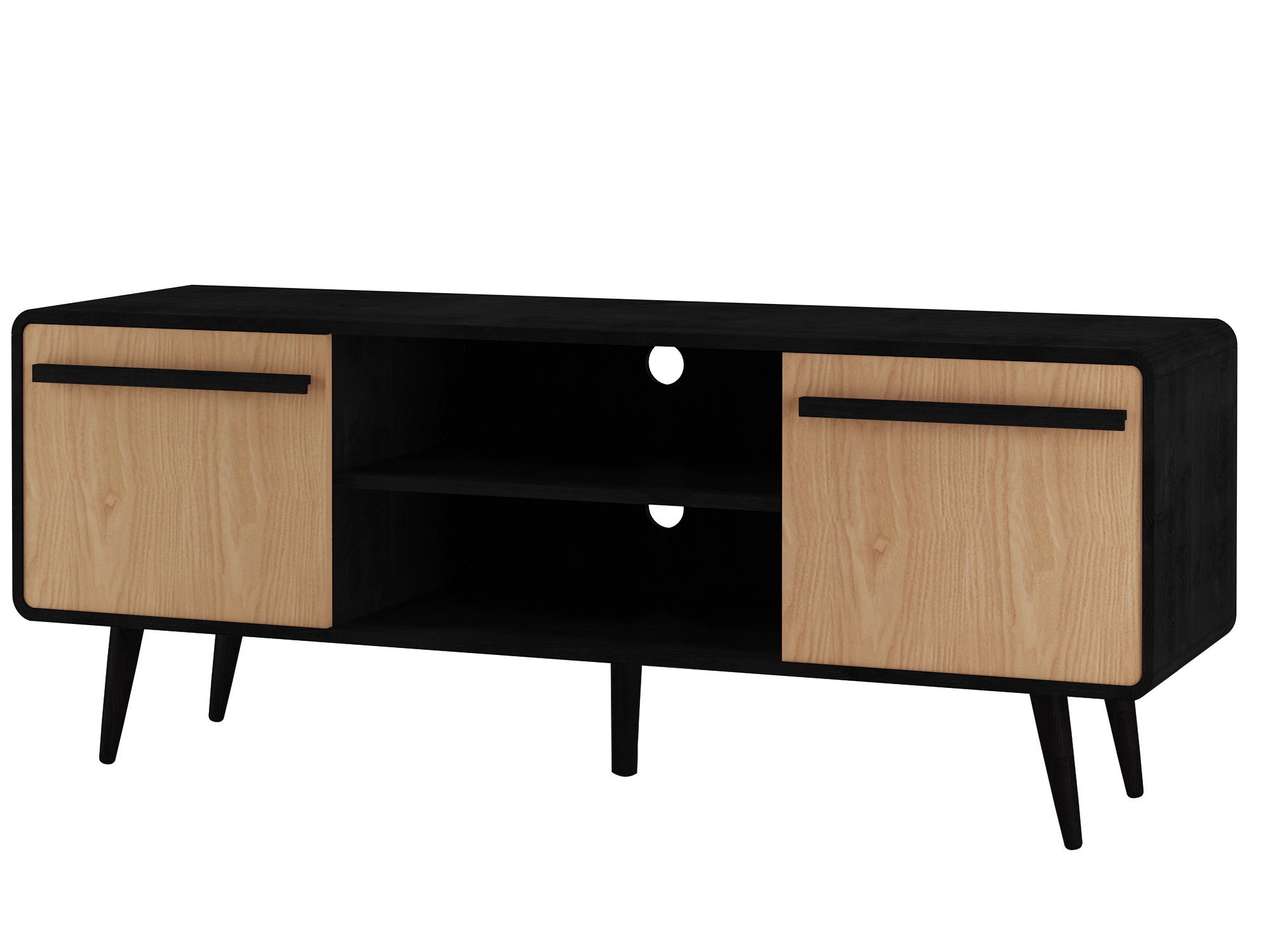 loft24 Lowboard Channie, TV-Schrank, Fernsehschrank, 2 günstig online kaufen