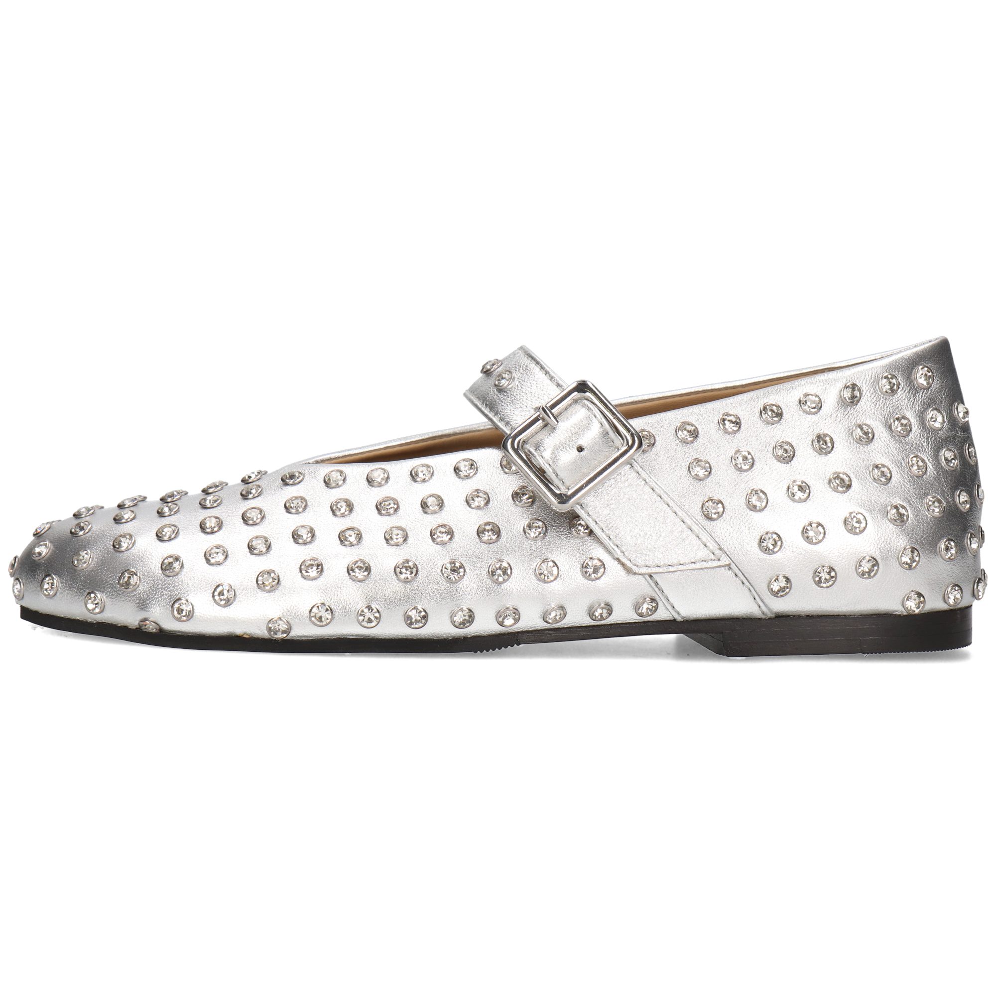Melvin & Hamilton Emily 3 Leder-Ballerinas für Damen Ballerina Flache Absätze, Echtes Leder, Kristallverzierung