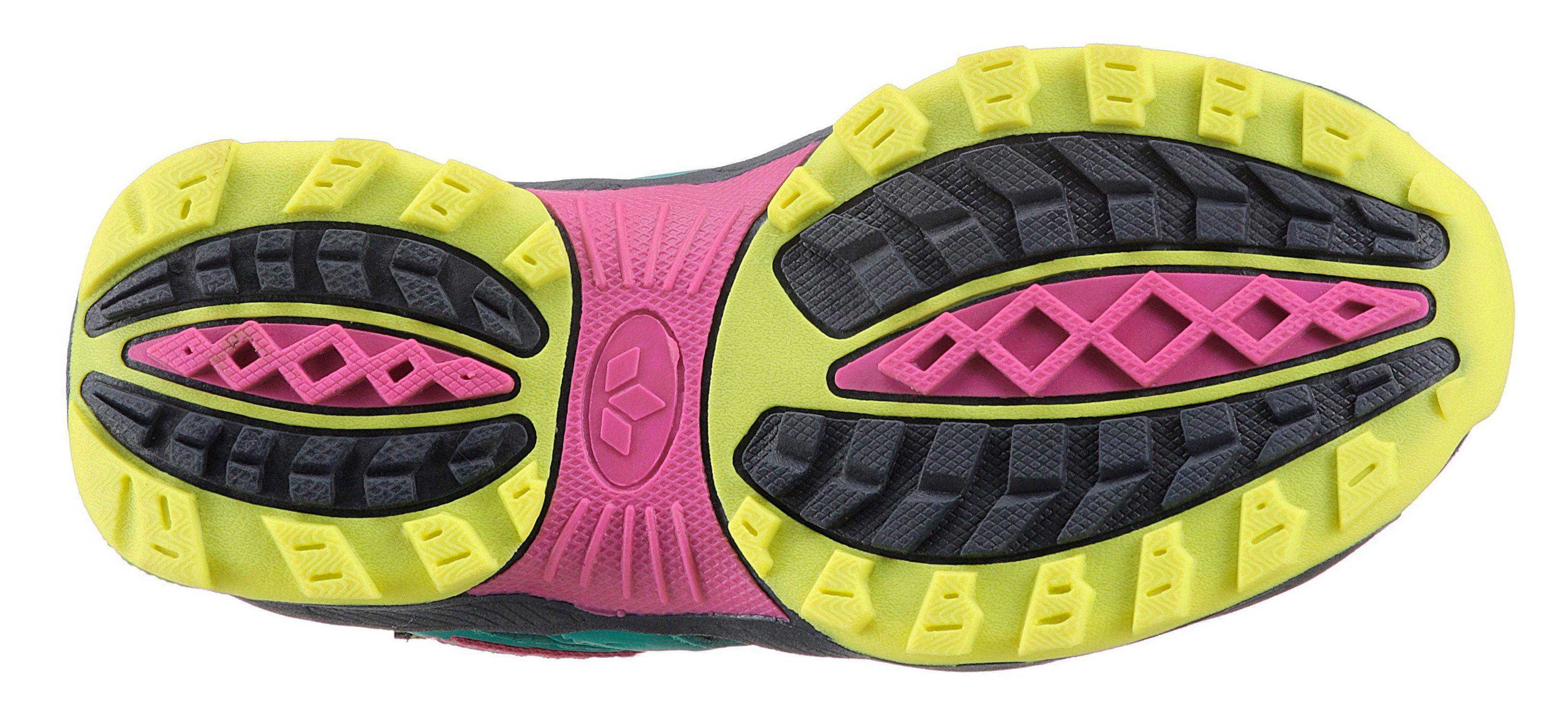 Lico Fremont Sneaker mit Schnellverschluss praktischem pink türkis