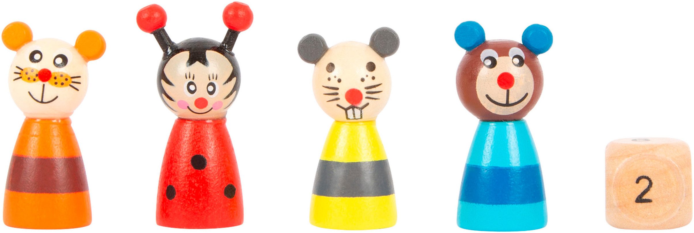 Small Foot Spiel Ludo, Tiere, Gesellschaftsspiel