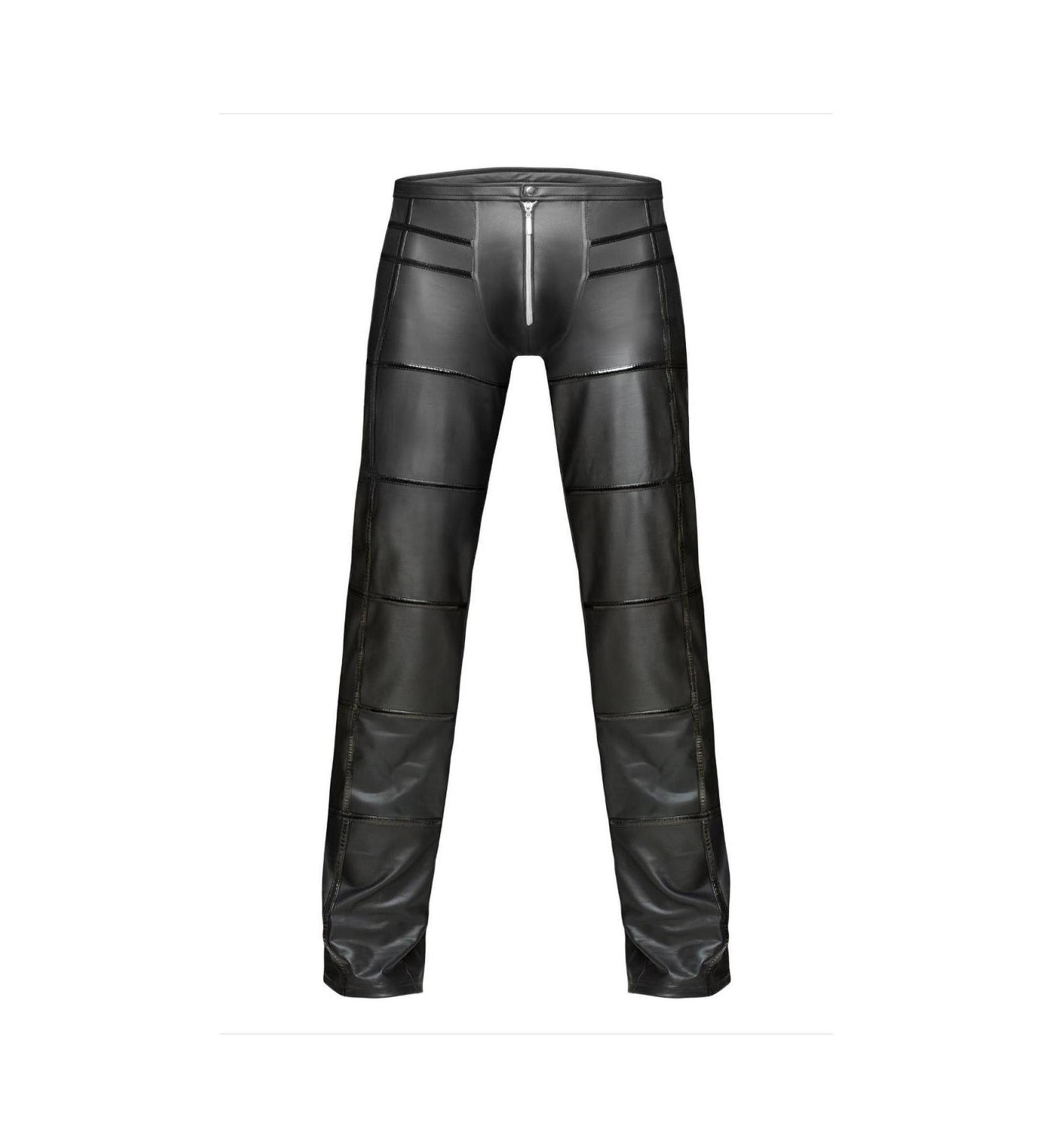 Noir Handmade Men Lederimitathose Noir Handmade Men Schwarze lange Hose H02 günstig online kaufen